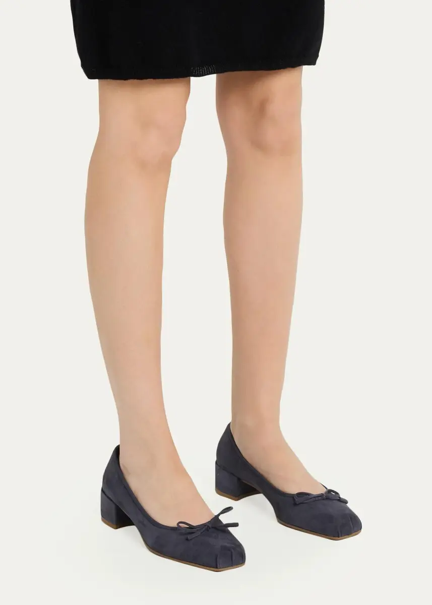 Aquatalia Camalfi Suede Ballerina Flats | Thumbnail 5 Aquatalia Camalfi Suede Ballerina Flats | Thumbnail 5