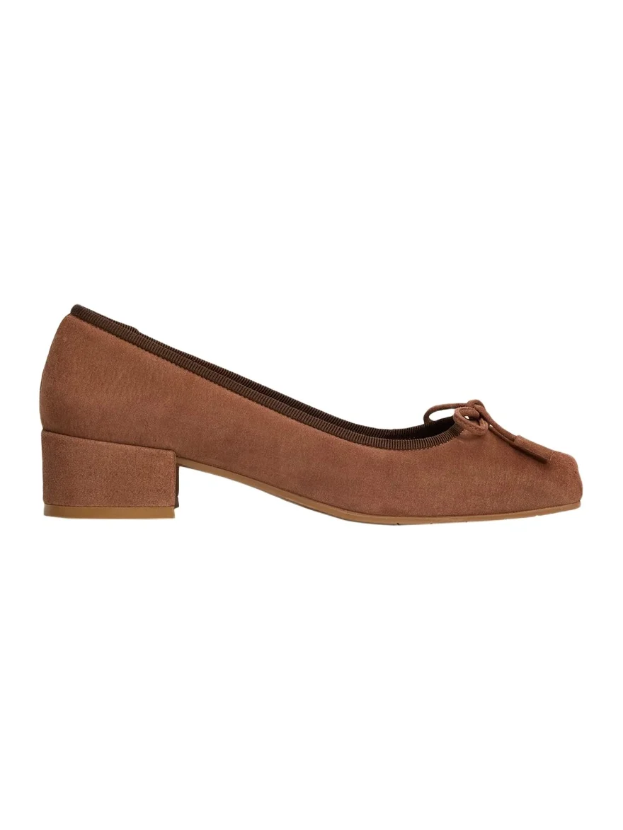 Aquatalia Camalfi Suede Ballerina Flats