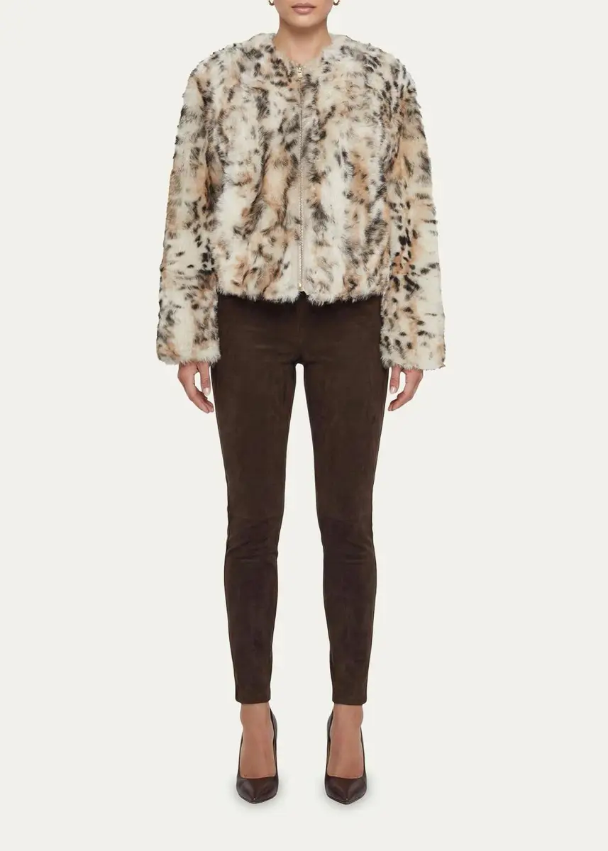 Gorski Reversible Toscana Shearling Lamb Collarless Jacket | Thumbnail 2 Gorski Reversible Toscana Shearling Lamb Collarless Jacket | Thumbnail 2