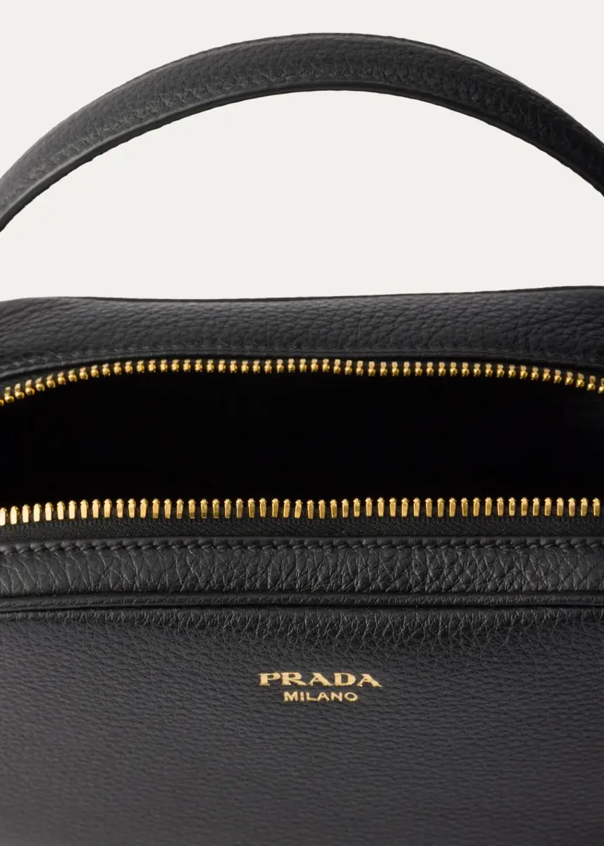 Prada Odette Mini Grain Leather Top-Handle Bag | Thumbnail 4 Prada Odette Mini Grain Leather Top-Handle Bag | Thumbnail 4