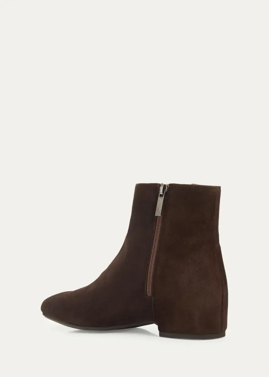 Aquatalia 35mm Ulyssa Waterproof Suede Hidden Wedge Ankle Boots | Thumbnail 4 Aquatalia 35mm Ulyssa Waterproof Suede Hidden Wedge Ankle Boots | Thumbnail 4