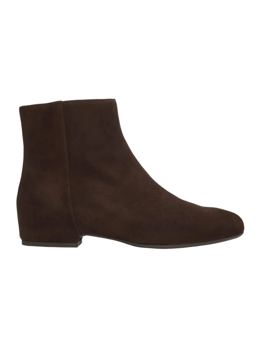 Aquatalia 35mm Ulyssa Waterproof Suede Hidden Wedge Ankle Boots