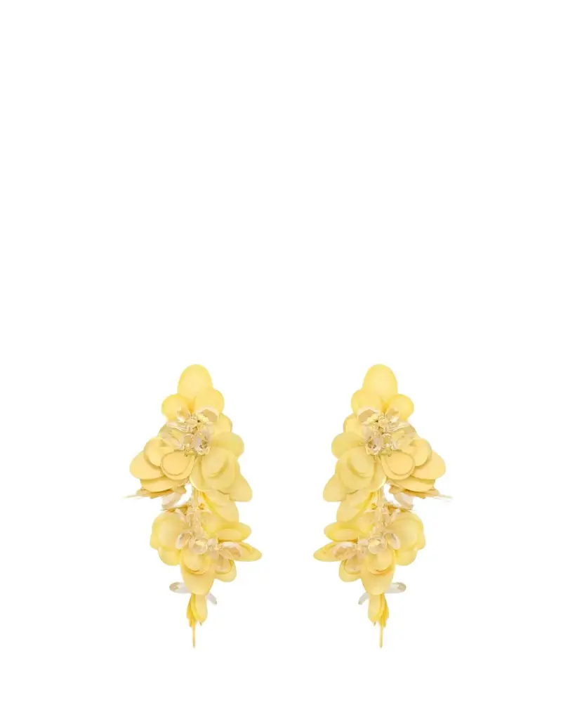 Oscar de la Renta Sequin Cascade Earrings