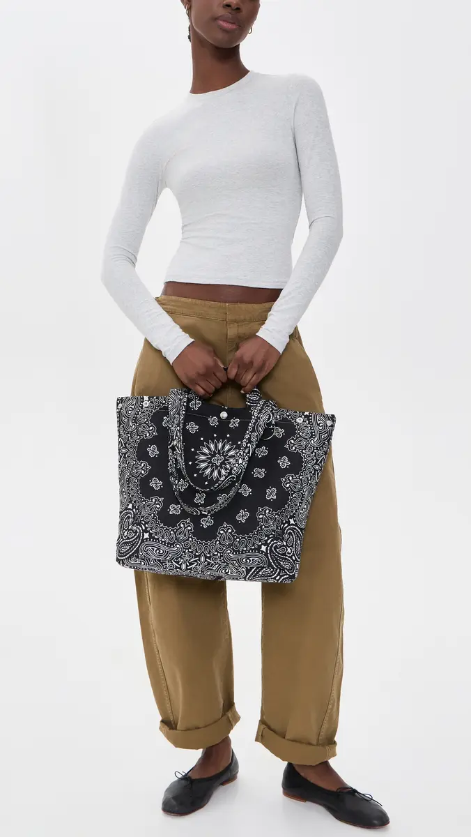 CALL IT BY YOUR NAME Cotton Bandana Tote | Thumbnail 3