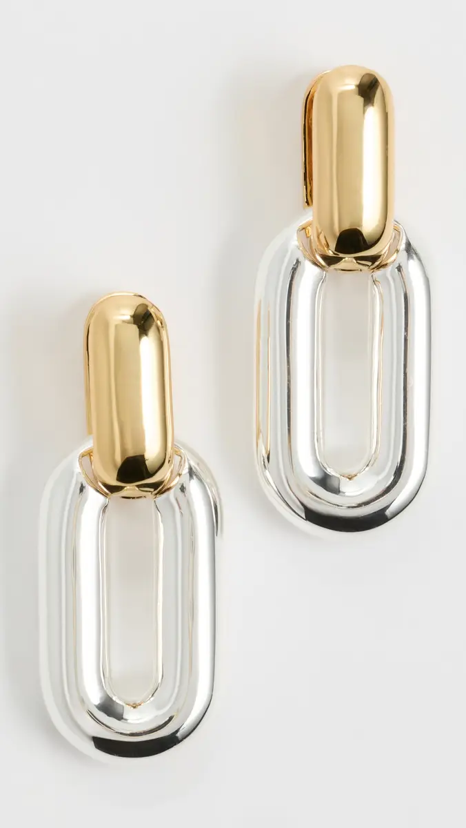 Jenny Bird Puffy Detachable Link Earrings | Thumbnail 2