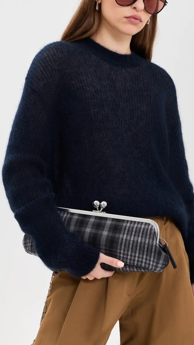 Coach Runway Plaid Kisslock Frame Shoulder Bag | Thumbnail 3