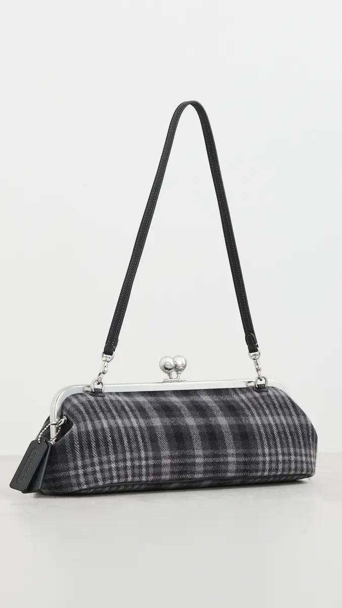 Coach Runway Plaid Kisslock Frame Shoulder Bag | Thumbnail 4
