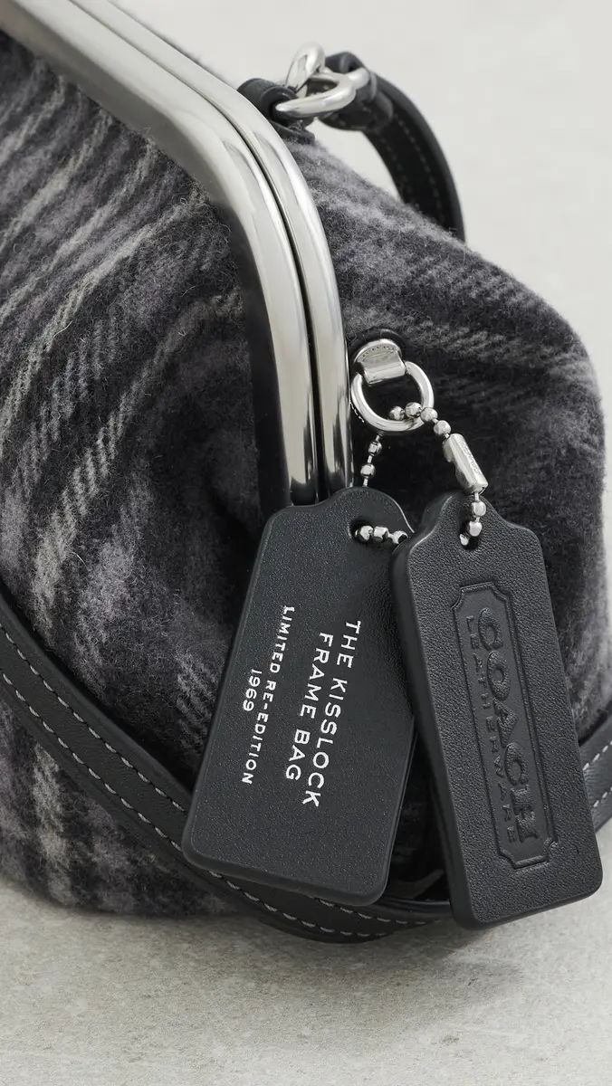 Coach Runway Plaid Kisslock Frame Shoulder Bag | Thumbnail 5