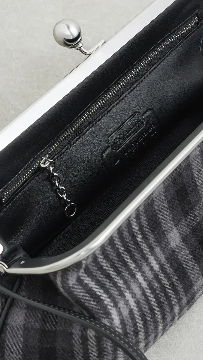Coach Runway Plaid Kisslock Frame Shoulder Bag | Thumbnail 6