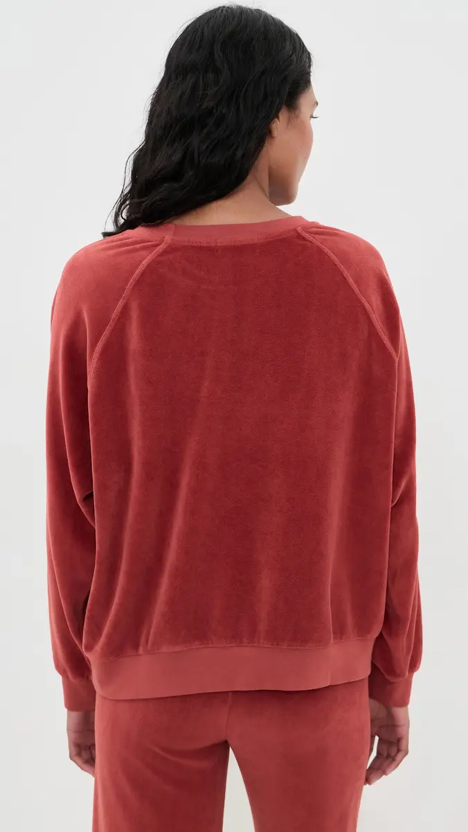 Suzie Kondi Samos Velour Sweatshirt | Thumbnail 3 Suzie Kondi Samos Velour Sweatshirt | Thumbnail 3