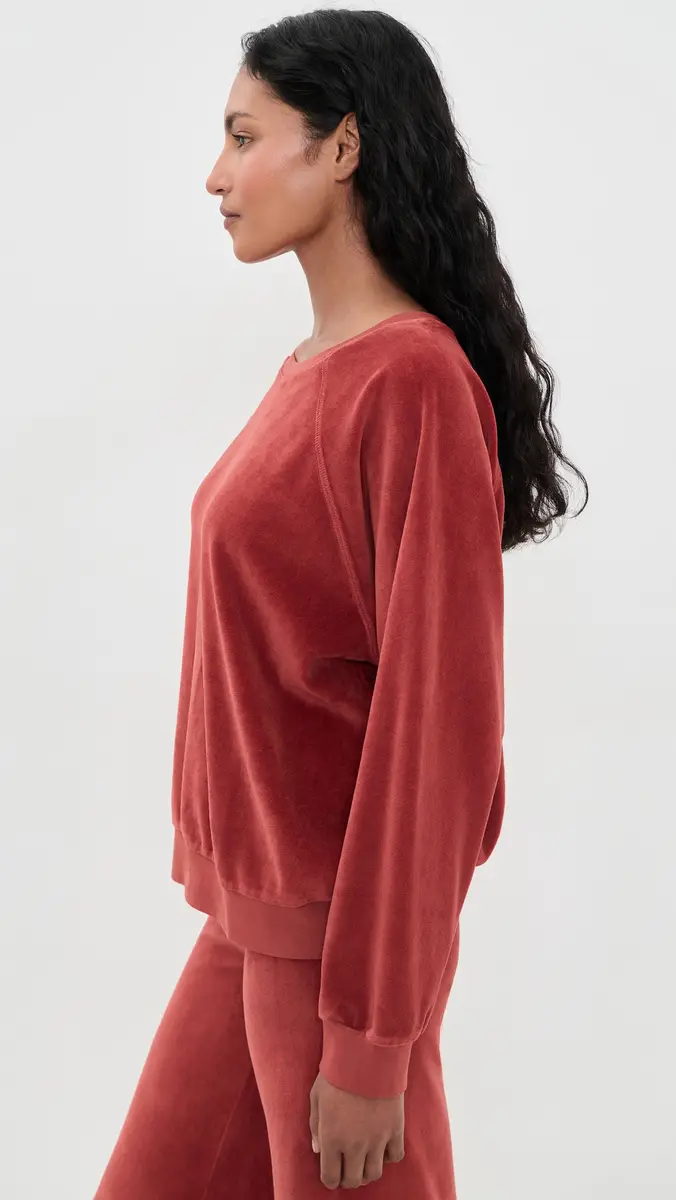 Suzie Kondi Samos Velour Sweatshirt | Thumbnail 4 Suzie Kondi Samos Velour Sweatshirt | Thumbnail 4