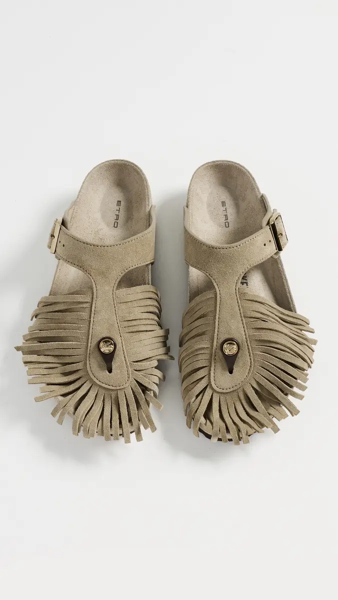 Etro x Birkenstock1774 Gizeh Long Fringe Sandals | Thumbnail 5 Etro x Birkenstock1774 Gizeh Long Fringe Sandals | Thumbnail 5