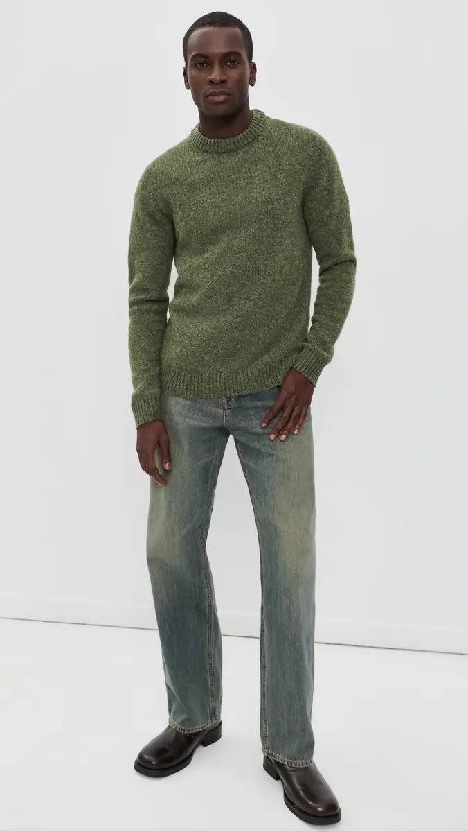 Taylor Stitch The Eastmoor Sweater In Spruce Wool Spruce | Thumbnail 5 Taylor Stitch The Eastmoor Sweater In Spruce Wool Spruce | Thumbnail 5