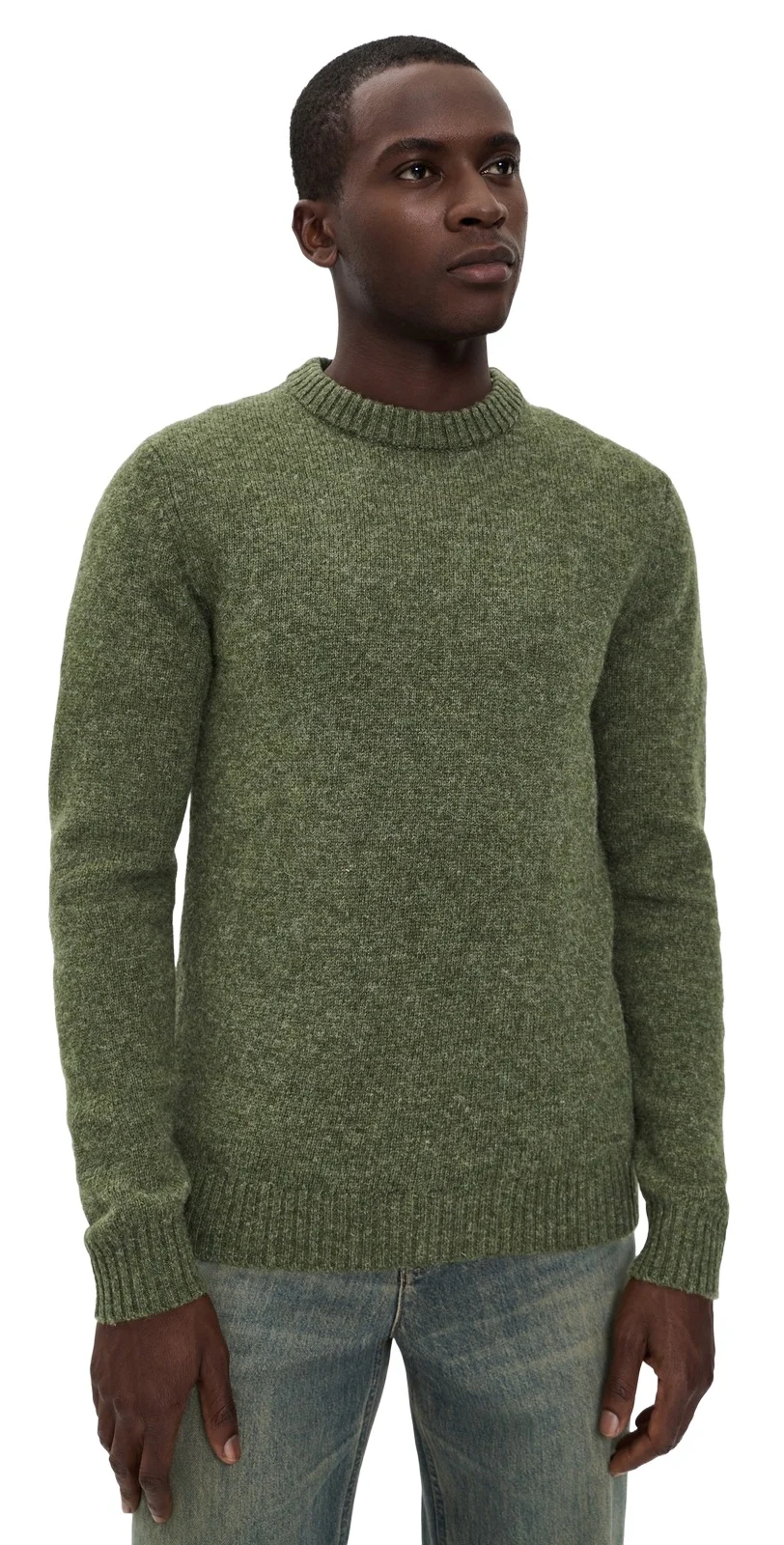 The Eastmoor Sweater In Spruce Wool Spruce The Eastmoor Sweater In Spruce Wool Spruce