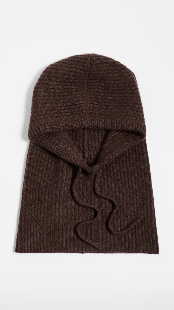 White + Warren Cashmere Ribbed Balaclava | Thumbnail 5