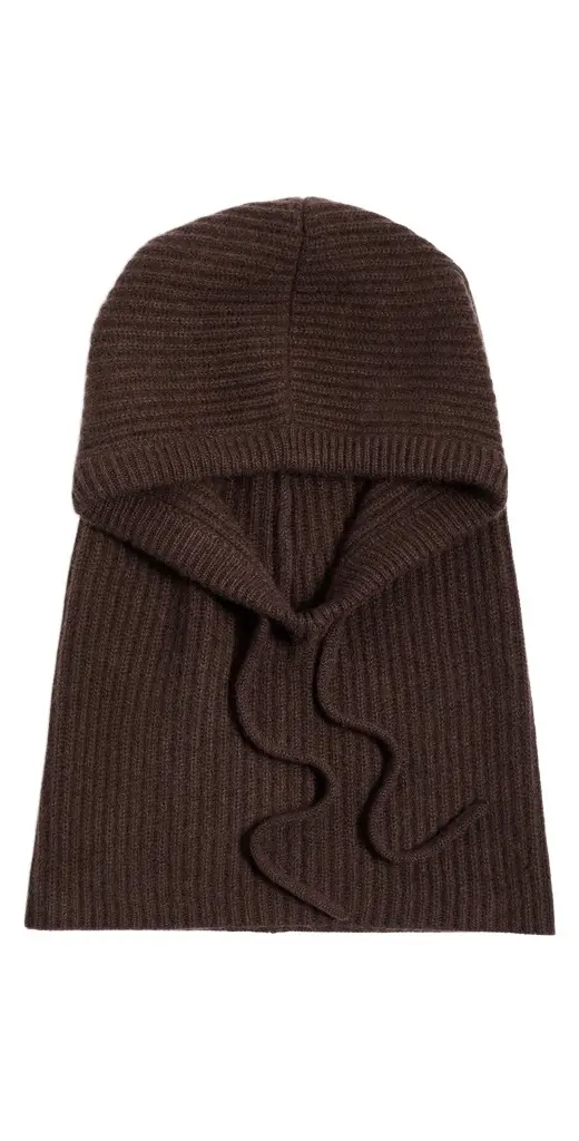 Cashmere Ribbed Balaclava Cashmere Ribbed Balaclava