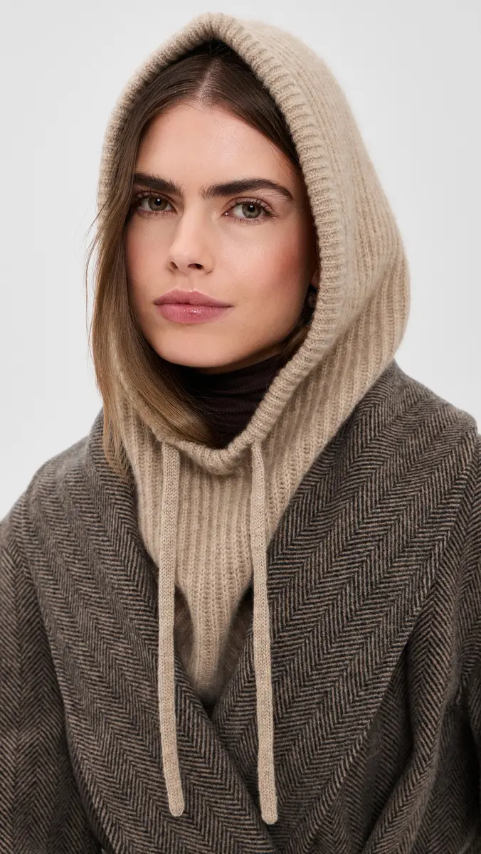 White + Warren Cashmere Ribbed Balaclava | Thumbnail 2 White + Warren Cashmere Ribbed Balaclava | Thumbnail 2
