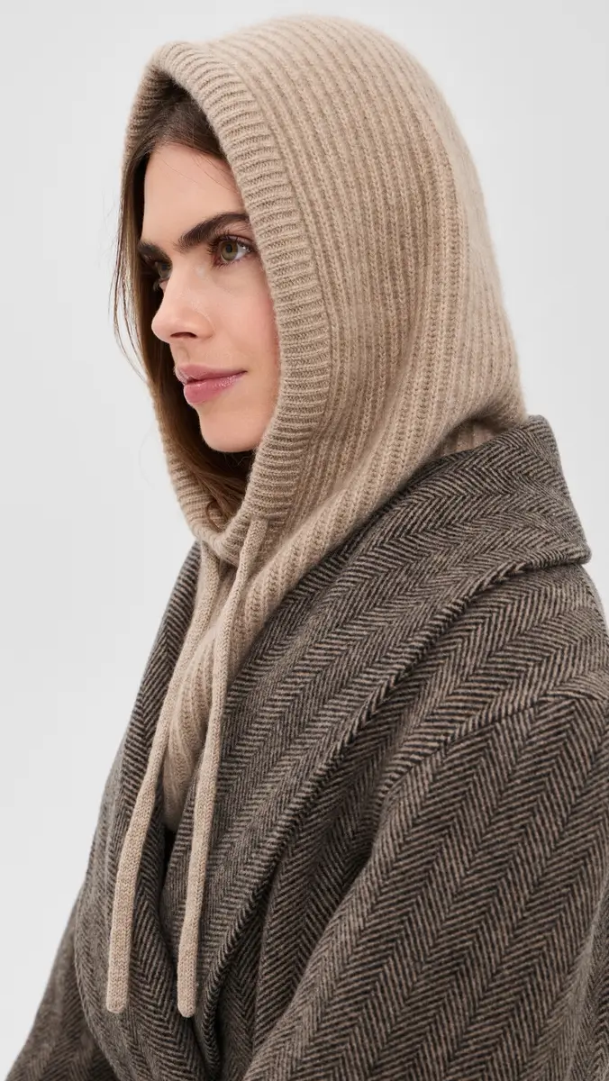 White + Warren Cashmere Ribbed Balaclava | Thumbnail 3 White + Warren Cashmere Ribbed Balaclava | Thumbnail 3