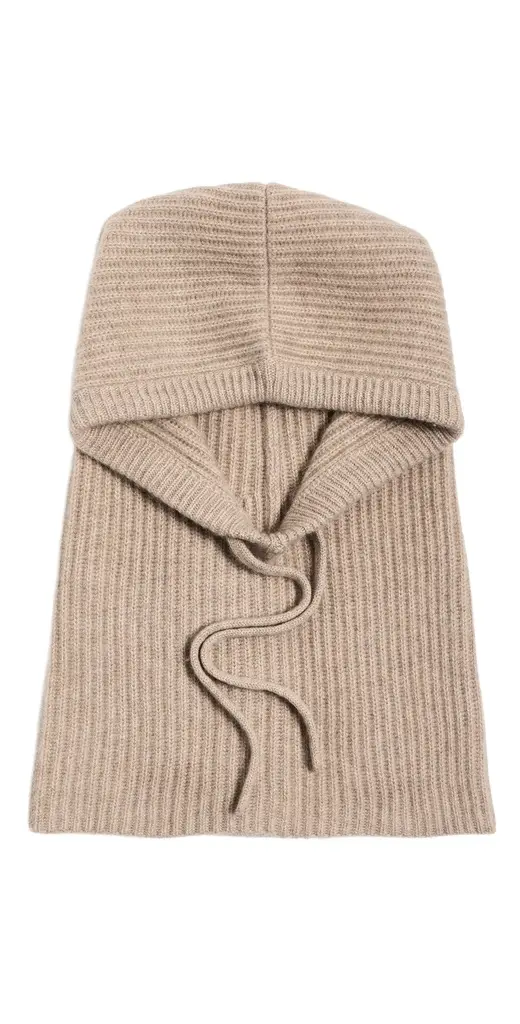 Cashmere Ribbed Balaclava Cashmere Ribbed Balaclava