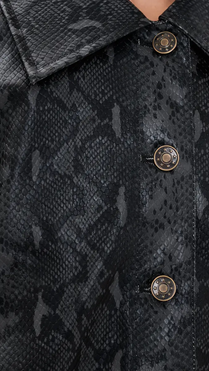 LIONESS Angel Faux Leather Jacket | Thumbnail 6