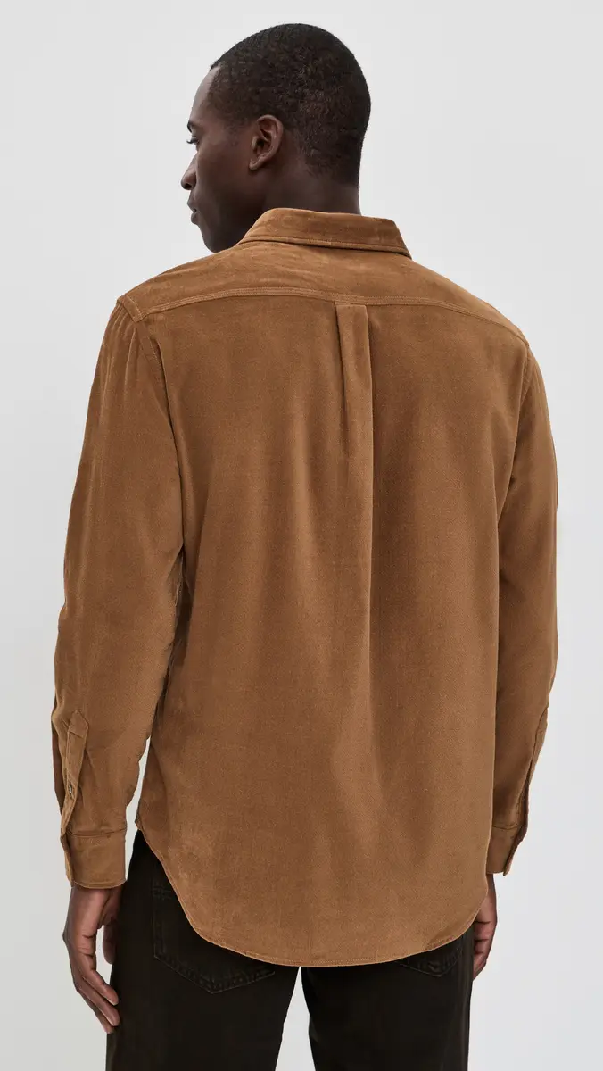 Billy Reid Moleskin Corduroy Cochran Shirt | Thumbnail 4 Billy Reid Moleskin Corduroy Cochran Shirt | Thumbnail 4