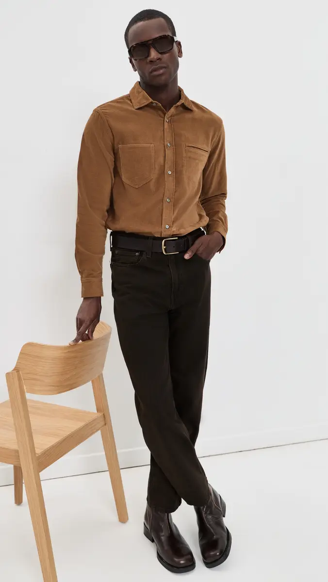 Billy Reid Moleskin Corduroy Cochran Shirt | Thumbnail 6 Billy Reid Moleskin Corduroy Cochran Shirt | Thumbnail 6