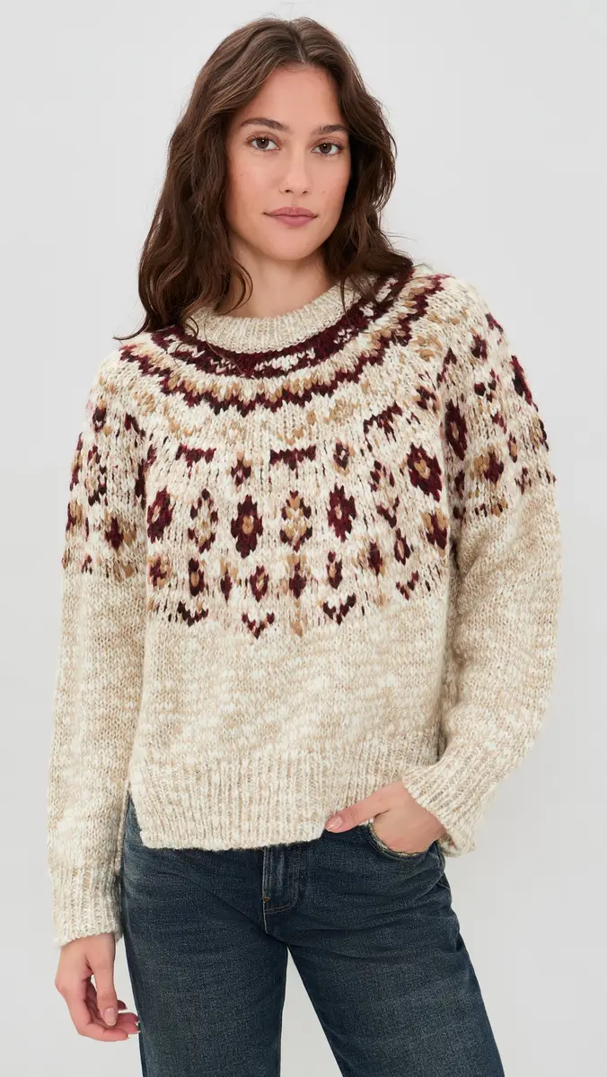 Proenza Schouler White Label Lizzy Fair Isle Sweater | Thumbnail 2 Proenza Schouler White Label Lizzy Fair Isle Sweater | Thumbnail 2