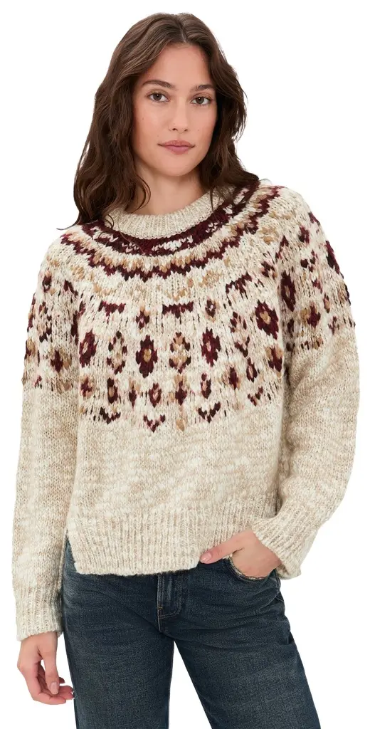 Proenza Schouler White Label Lizzy Fair Isle Sweater