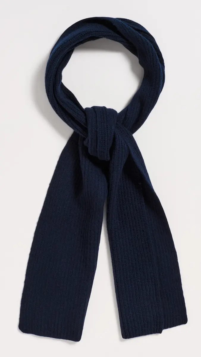 Polo Ralph Lauren Solid Denim Bear Scarf | Thumbnail 2 Polo Ralph Lauren Solid Denim Bear Scarf | Thumbnail 2
