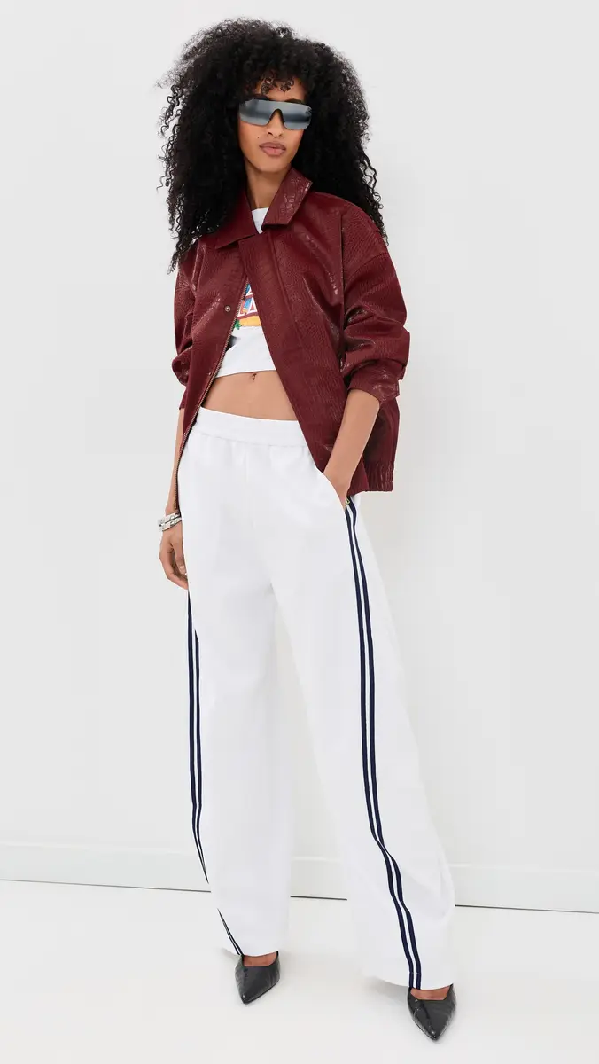 LIONESS Kenny Faux Leather Bomber Jacket | Thumbnail 5 LIONESS Kenny Faux Leather Bomber Jacket | Thumbnail 5