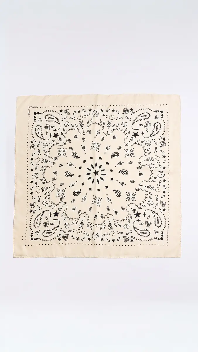 CALL IT BY YOUR NAME Silk Large Bandana | Thumbnail 4 CALL IT BY YOUR NAME Silk Large Bandana | Thumbnail 4