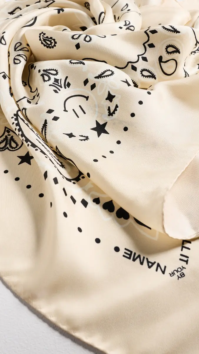 CALL IT BY YOUR NAME Silk Large Bandana | Thumbnail 5 CALL IT BY YOUR NAME Silk Large Bandana | Thumbnail 5