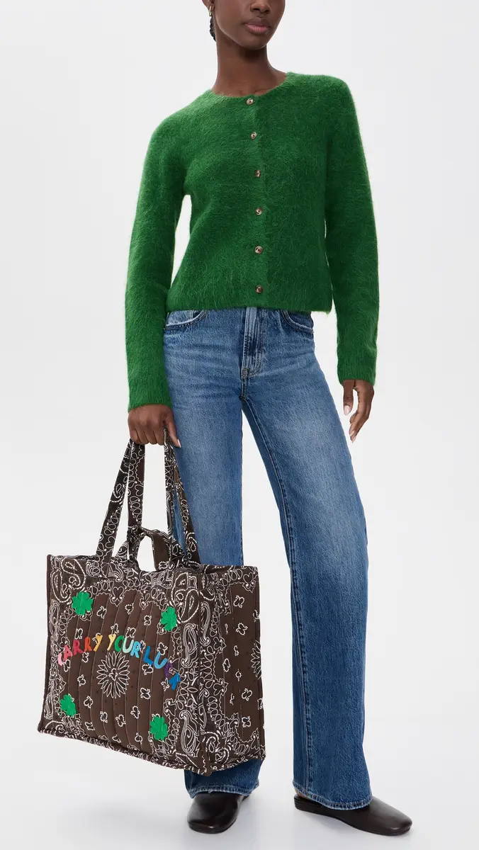CALL IT BY YOUR NAME Quilted Maxi Cabas Tote Bag | Thumbnail 3 CALL IT BY YOUR NAME Quilted Maxi Cabas Tote Bag | Thumbnail 3