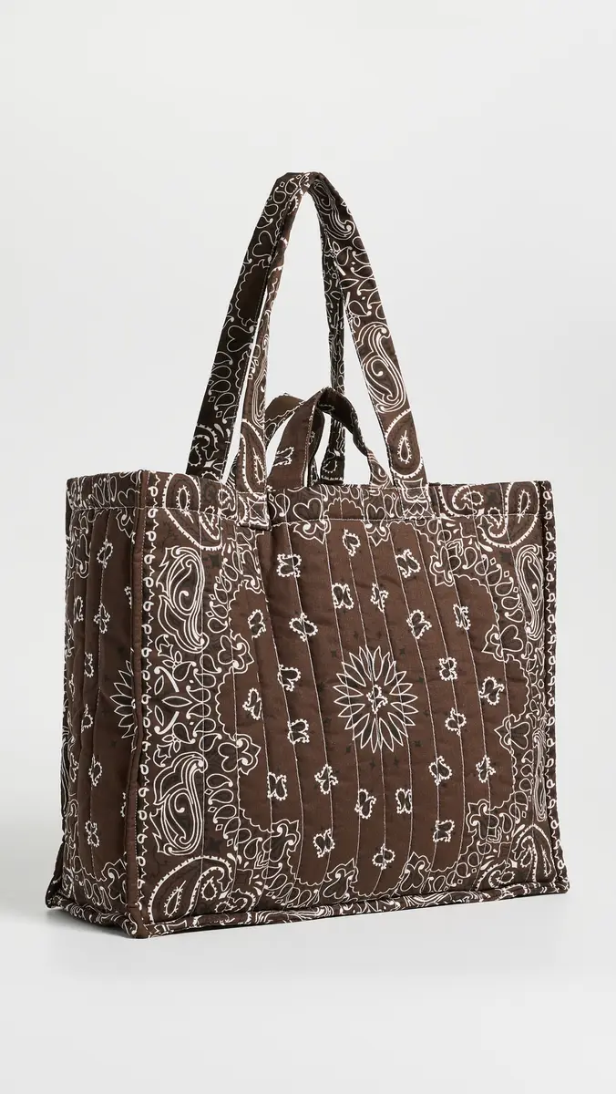 CALL IT BY YOUR NAME Quilted Maxi Cabas Tote Bag | Thumbnail 4 CALL IT BY YOUR NAME Quilted Maxi Cabas Tote Bag | Thumbnail 4