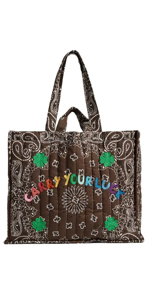 Quilted Maxi Cabas Tote Bag