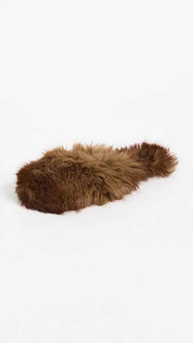 Apparis Demi Faux Mink Mule Slippers | Thumbnail 2 Apparis Demi Faux Mink Mule Slippers | Thumbnail 2