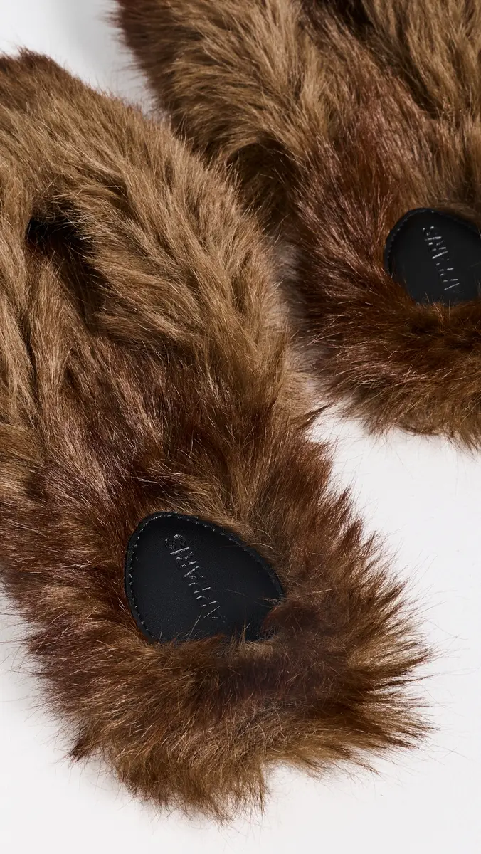 Apparis Demi Faux Mink Mule Slippers | Thumbnail 4 Apparis Demi Faux Mink Mule Slippers | Thumbnail 4