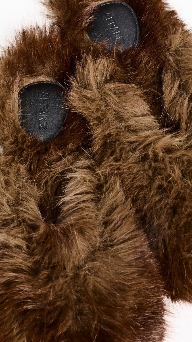 Apparis Demi Faux Mink Mule Slippers | Thumbnail 6 Apparis Demi Faux Mink Mule Slippers | Thumbnail 6