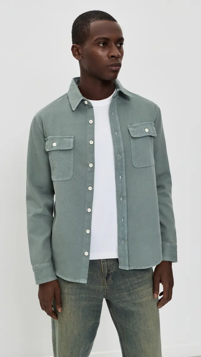 Taylor Stitch The Ledge Shirt In Deep Sea Twill | Thumbnail 2 Taylor Stitch The Ledge Shirt In Deep Sea Twill | Thumbnail 2