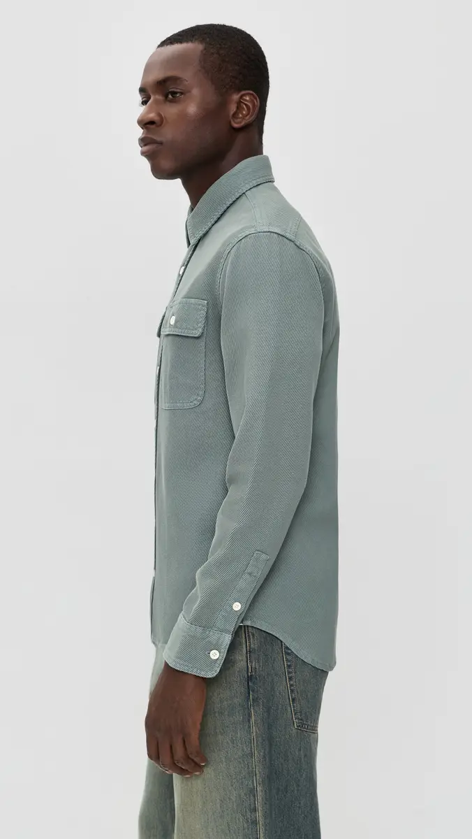 Taylor Stitch The Ledge Shirt In Deep Sea Twill | Thumbnail 4 Taylor Stitch The Ledge Shirt In Deep Sea Twill | Thumbnail 4