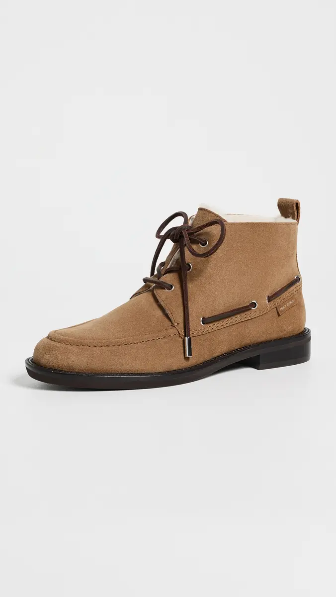 Tory Burch Duck Shearling Suede Ankle Boots | Thumbnail 2 Tory Burch Duck Shearling Suede Ankle Boots | Thumbnail 2