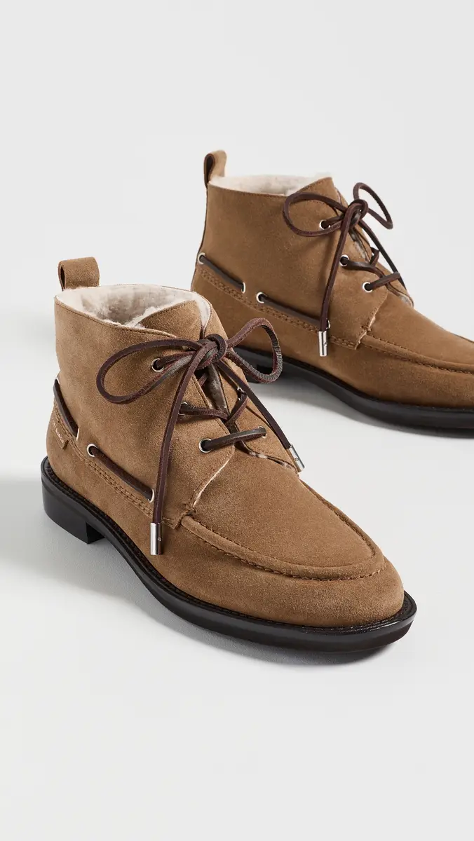 Tory Burch Duck Shearling Suede Ankle Boots | Thumbnail 5 Tory Burch Duck Shearling Suede Ankle Boots | Thumbnail 5