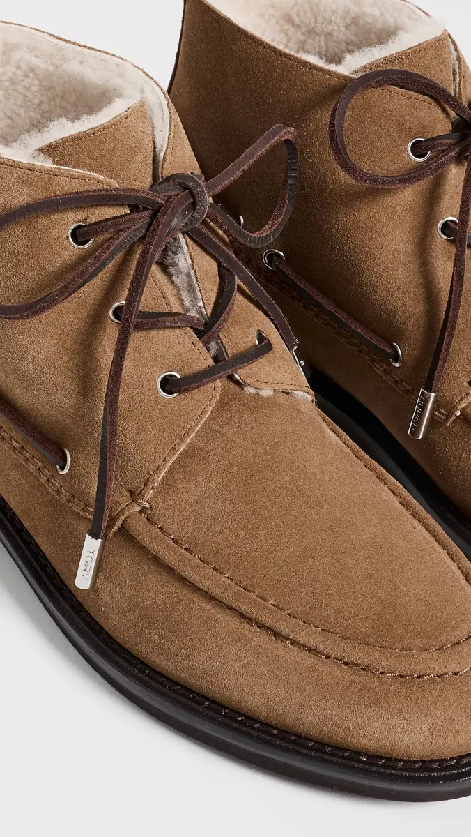 Tory Burch Duck Shearling Suede Ankle Boots | Thumbnail 6 Tory Burch Duck Shearling Suede Ankle Boots | Thumbnail 6