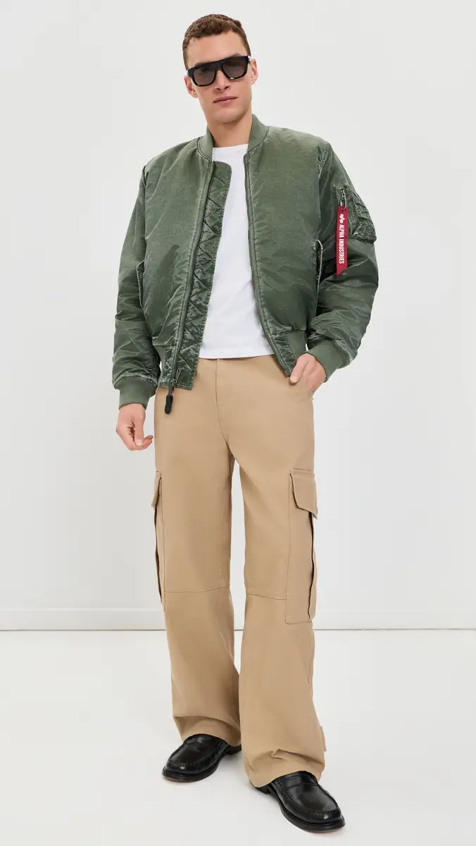 Alpha Industries MA-1 Battlewash Heritage Fit Bomber Jacket | Thumbnail 5 Alpha Industries MA-1 Battlewash Heritage Fit Bomber Jacket | Thumbnail 5