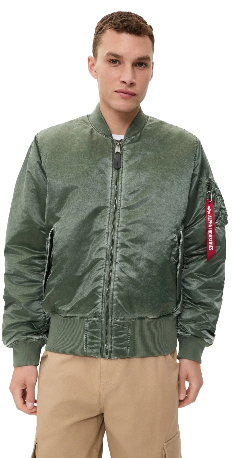 Alpha Industries MA-1 Battlewash Heritage Fit Bomber Jacket