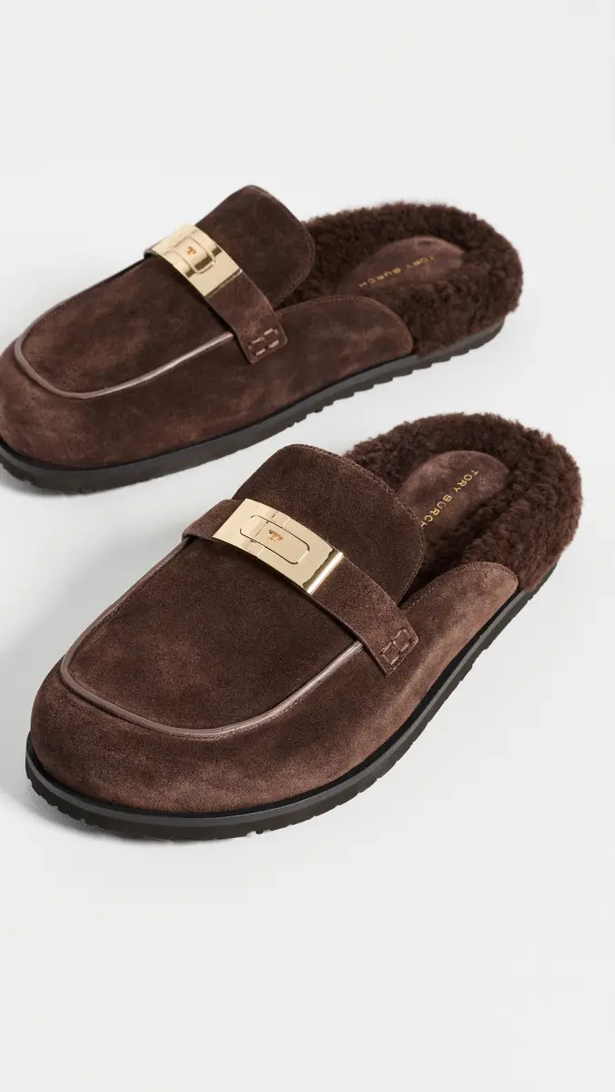 Tory Burch Leelee Shearling Mules | Thumbnail 5 Tory Burch Leelee Shearling Mules | Thumbnail 5