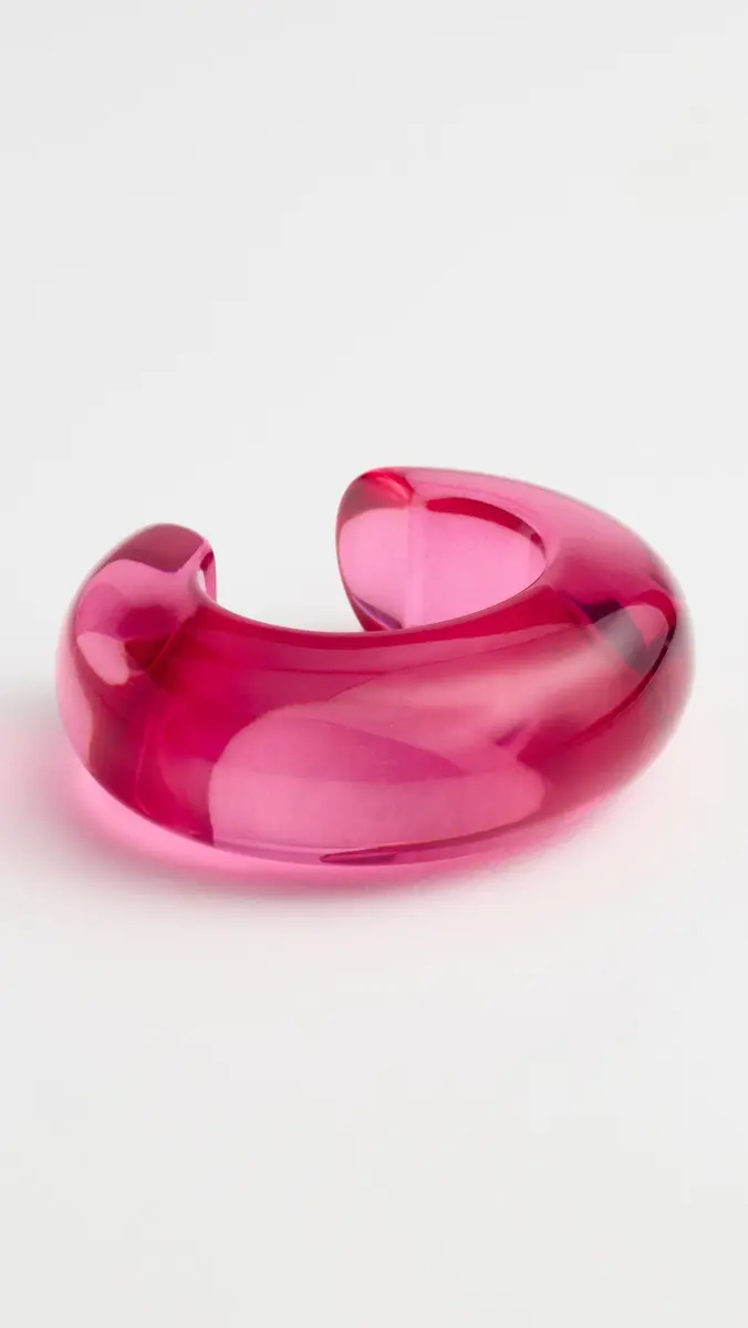 Lizzie Fortunato Arc Cuff In Magenta Pink | Thumbnail 2 Lizzie Fortunato Arc Cuff In Magenta Pink | Thumbnail 2