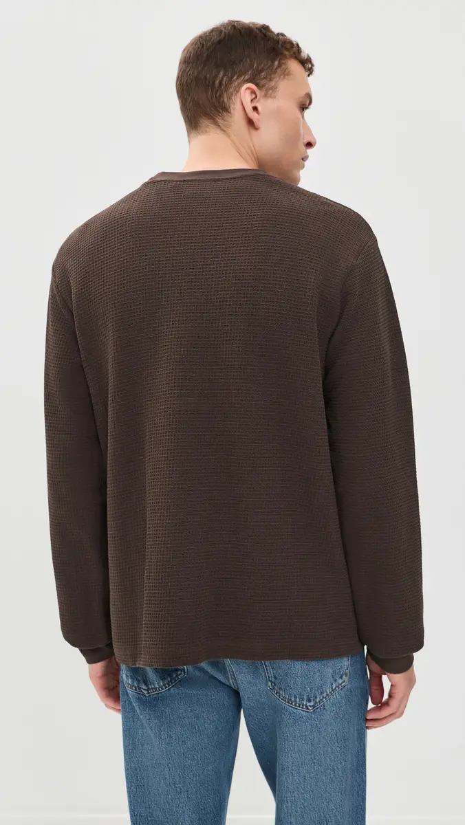 Power Goods Thermal Waffle Tee | Thumbnail 3 Power Goods Thermal Waffle Tee | Thumbnail 3
