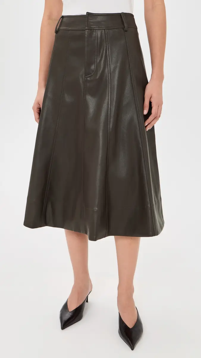 ASTR The Label Zhuri Faux Leather Skirt | Thumbnail 2