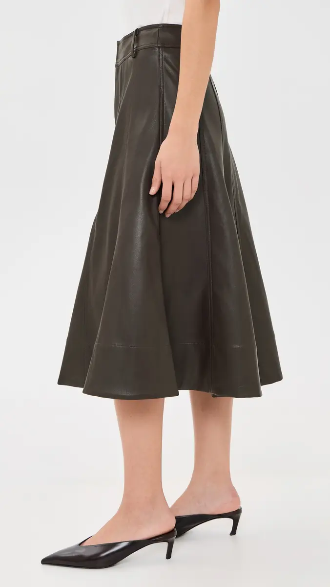 ASTR The Label Zhuri Faux Leather Skirt | Thumbnail 4